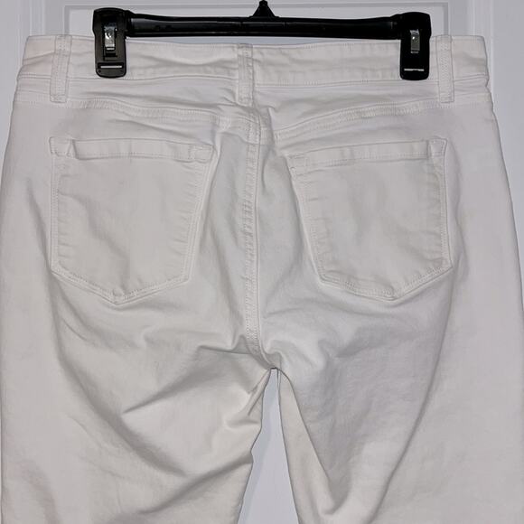 LOFT Soft White Mid-Rise Modern Crop Jeans - Picture 6 of 11